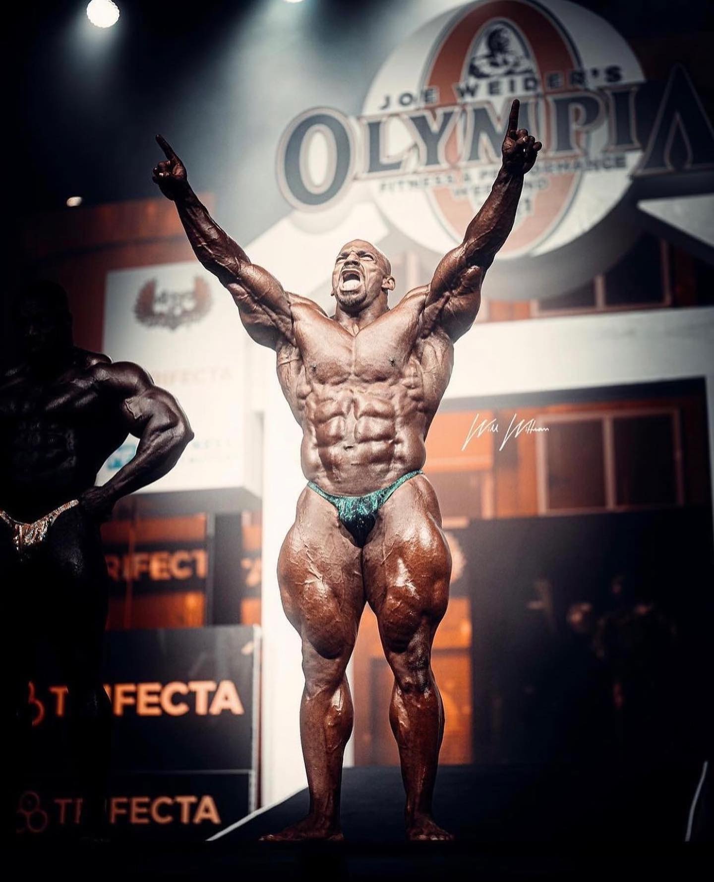 Big Ramy on Olympia stage