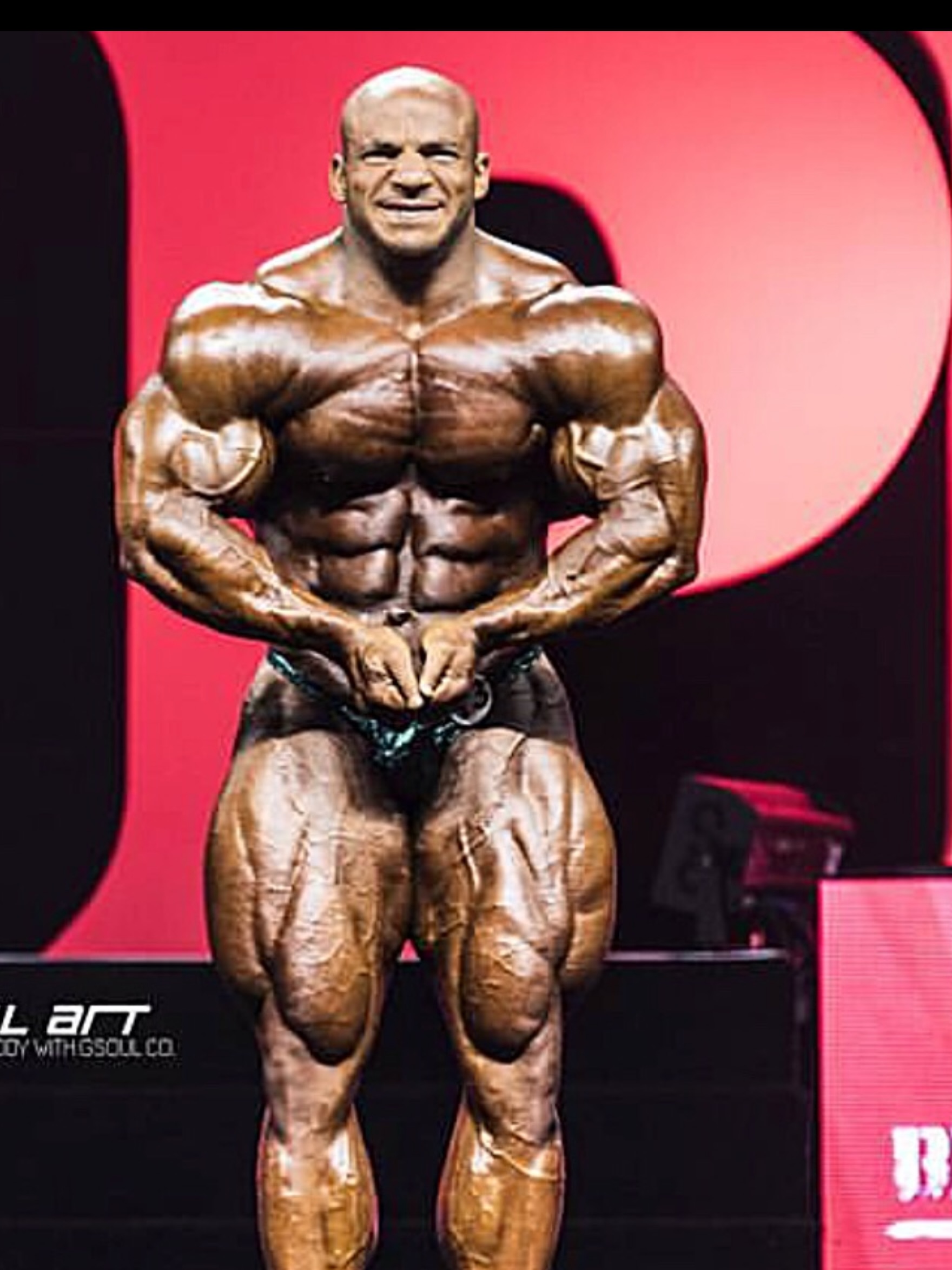 Big Ramy competition pose